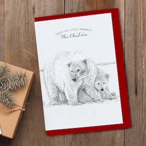 Christmas Card Polar Bears