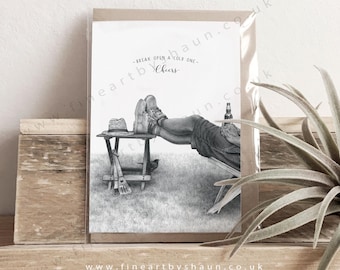Male Birthday Beer Greeting Card