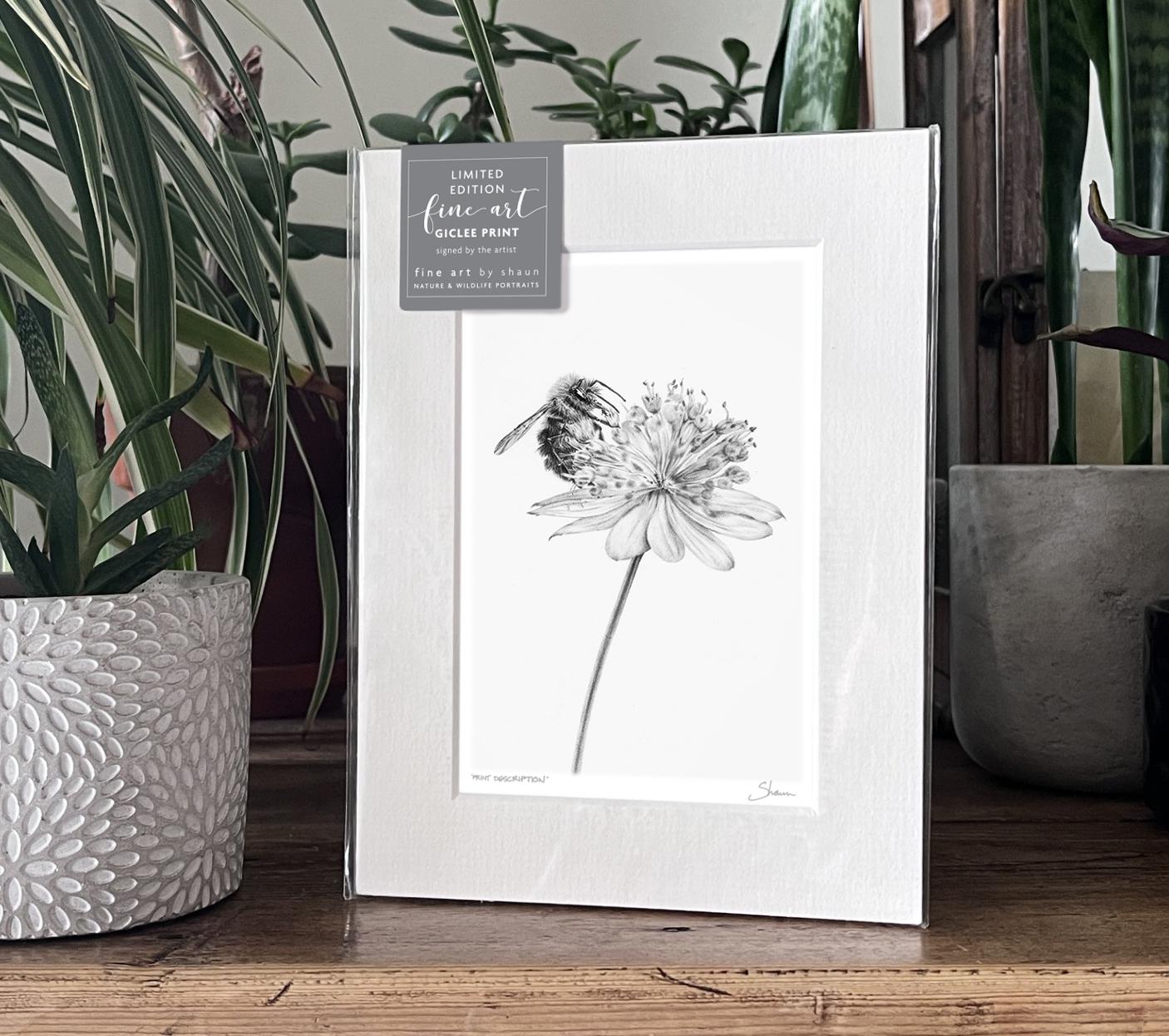 蜂アートプリント ジクレー限定版 - Etsy 日本