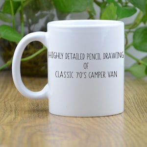 Camper Van Print Mug Gift