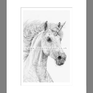 Unicorn Art Print Giclee Limited Edition
