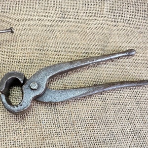 7” Vintage Pincer Pliers with Ball and Hook Handles
