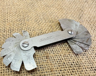 Moore and Wright No 206 Radius Gauge