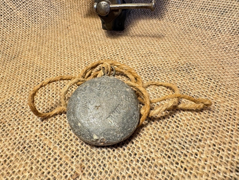 Vintage Lead Plumb Bob 189g Etsy