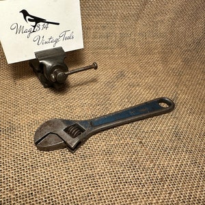 Vintage 6” Foreign Tools Adjustable Spanner