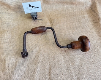 Antique Wooden Handled Drill Brace