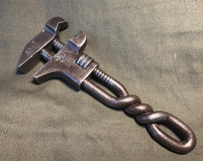 Vintage 1931 DRGM Twisted Handle Double Head Adjustable Wrench Etsy