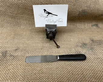 Towers Widnes 3” Vintage Icing Spatula With Ebony Hardwood Handle