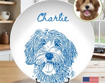Custom Portrait Plate - Memorial & Keepsake