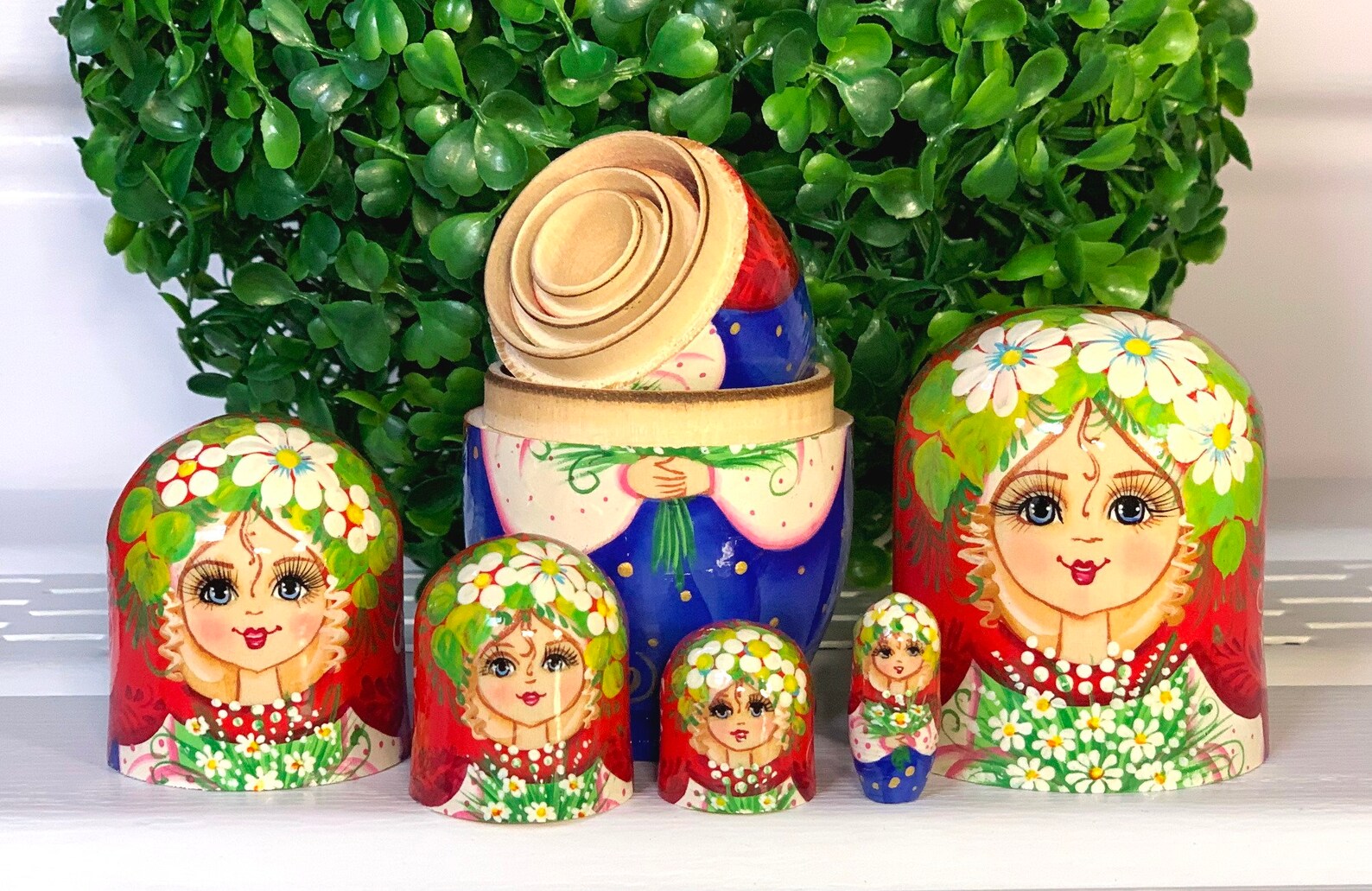 Floral nesting dolls cute gift for her for him wedding gift Etsy