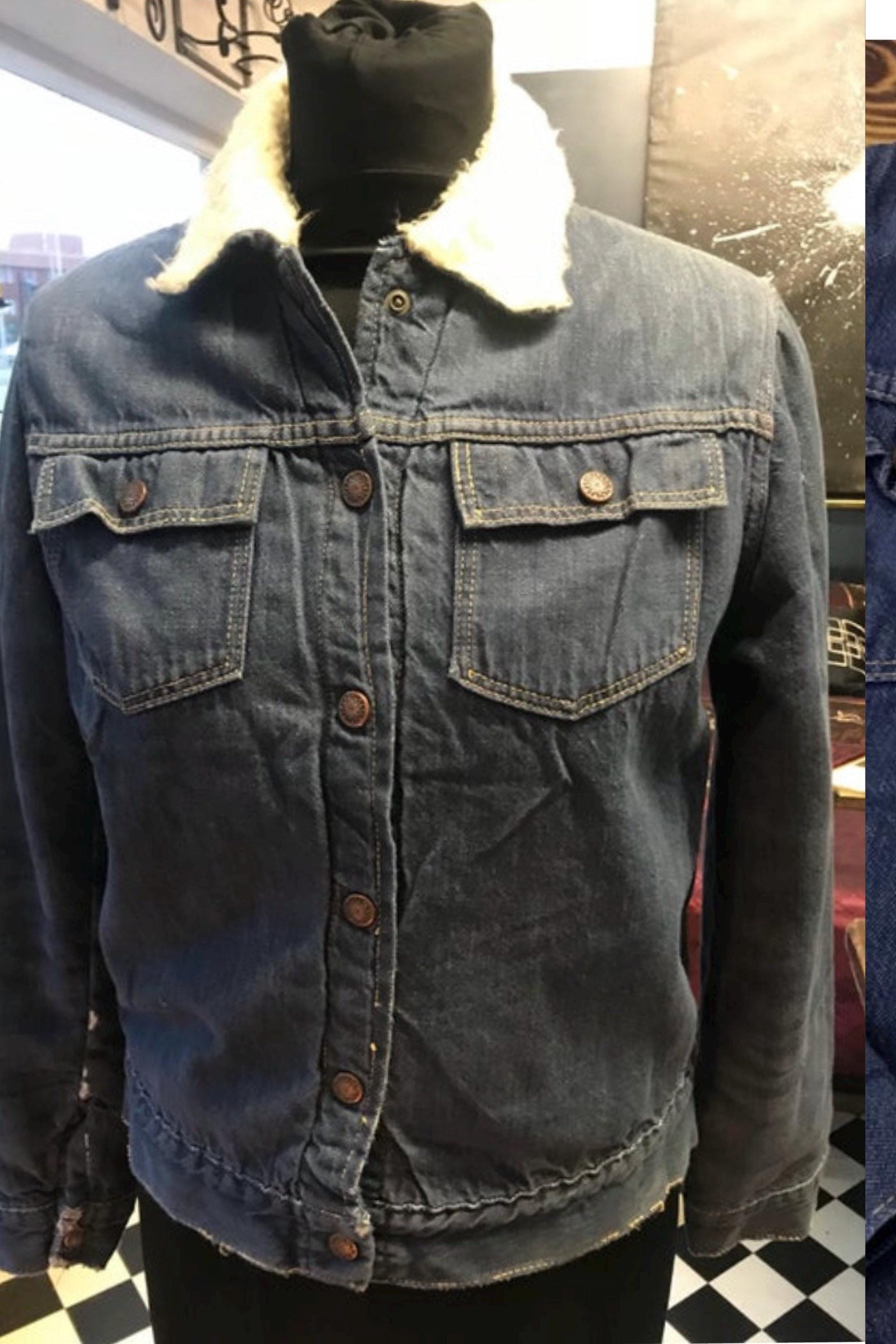 Vtg Denim Jkt Sherpa Lined 1970 S - Sears - Etsy Canada