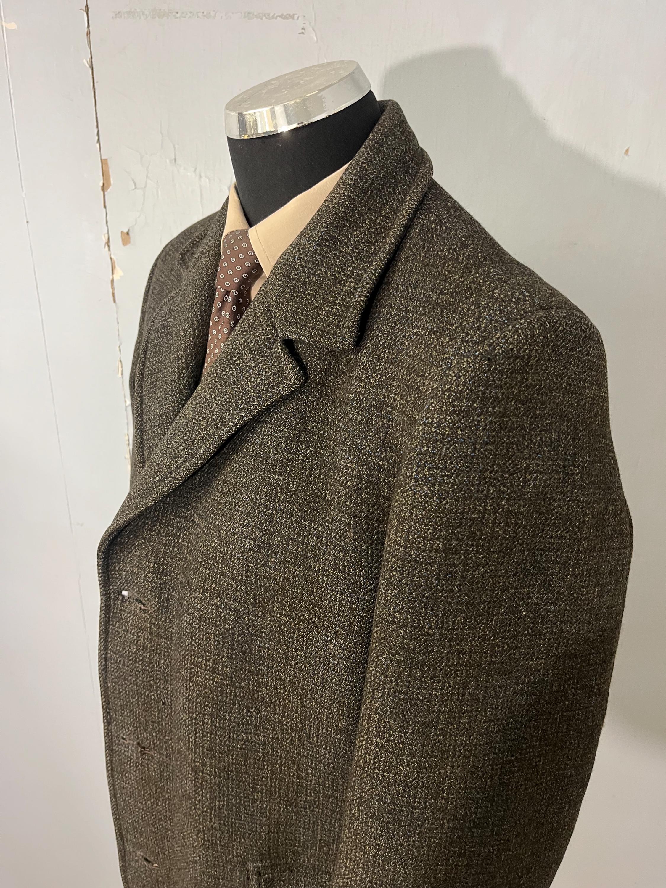 Vintage M 80s Burton Overcoat in Crombie Cloth – Aberdeen Scotland
