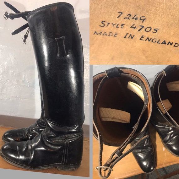 Riding boots-60s-made in england