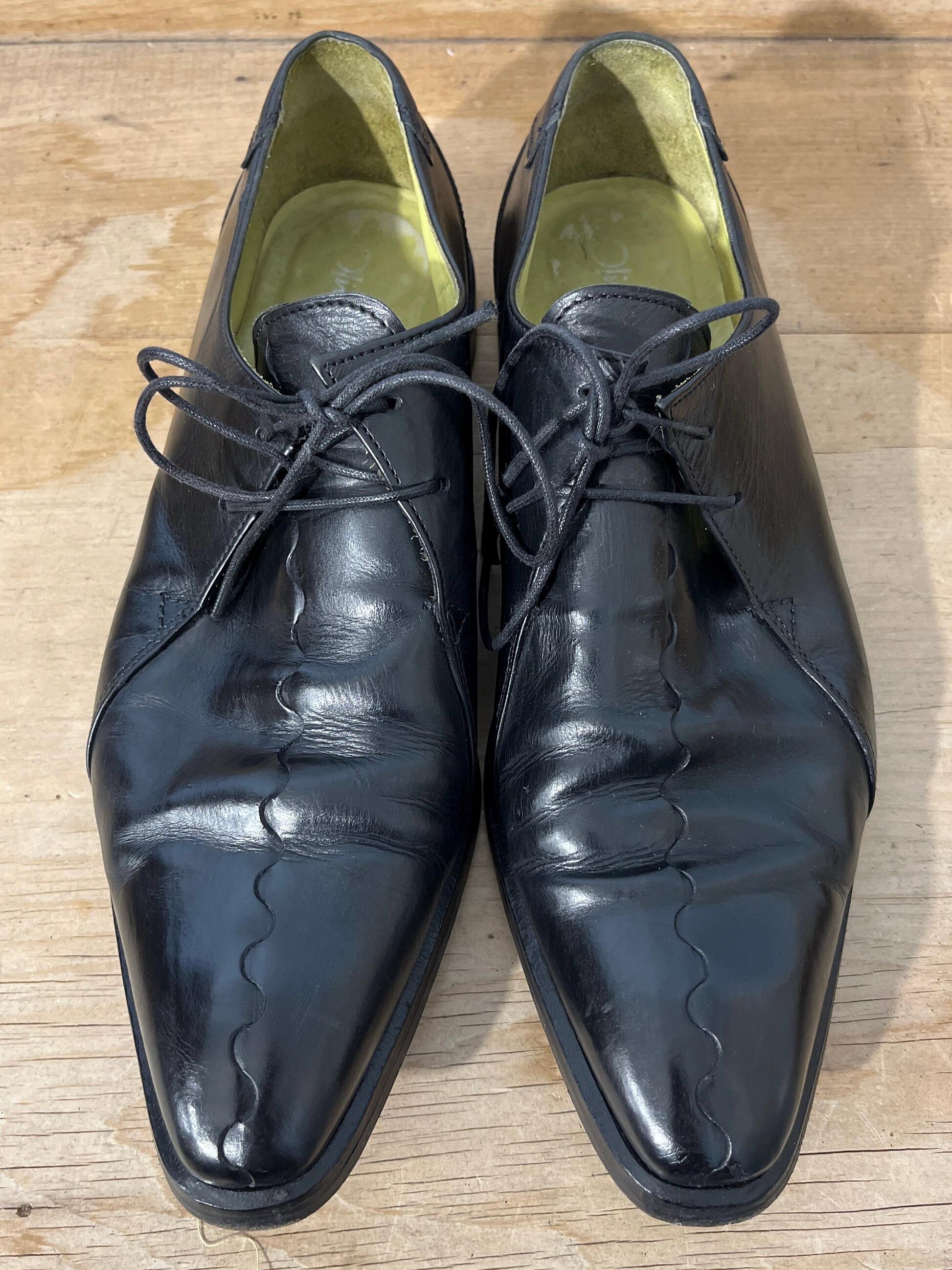 Oliver Sweeney 8 Blk Leather Shoes-leather Soles - Interlock  display picture 2