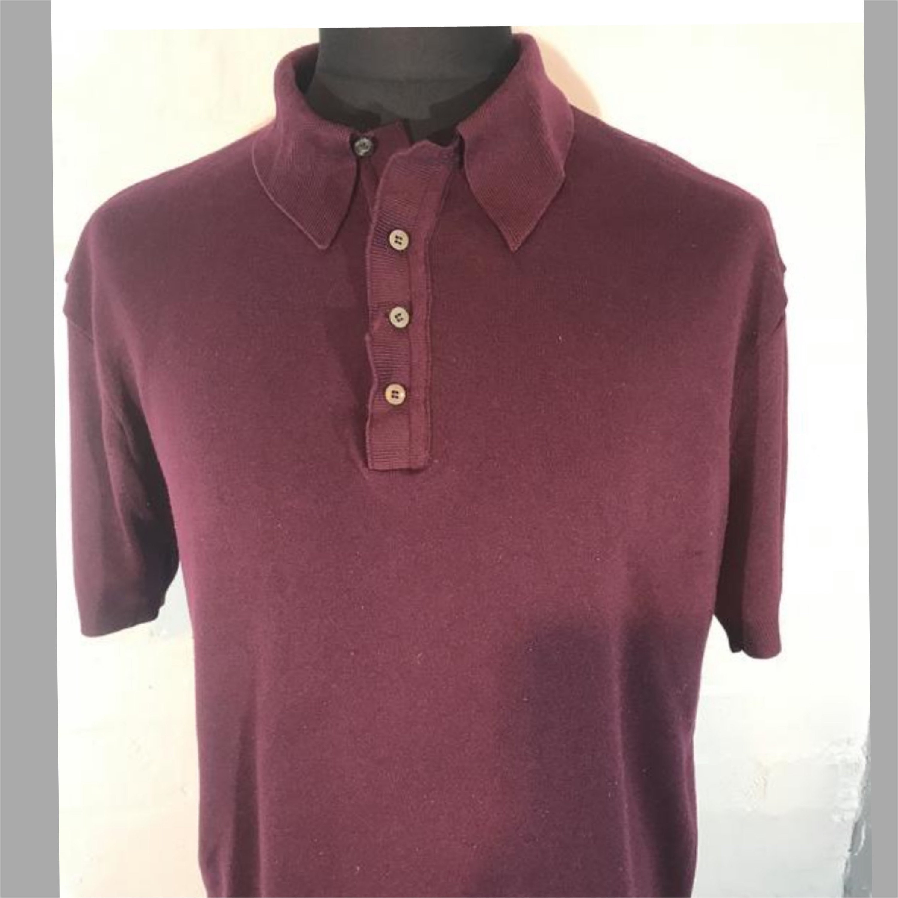 Image of Vtg 60S70S Mens Polo Shirt" Sears " Made in Usa
