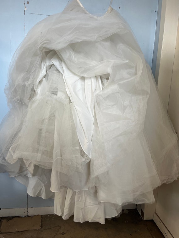 Outstanding Vtg Full Circle skirt - wedding- fash… - image 2