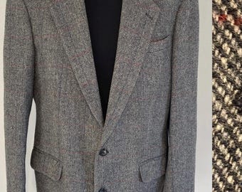Vtg 80s Gents Pure Wool  blazer jkt St Michael made in U.K.