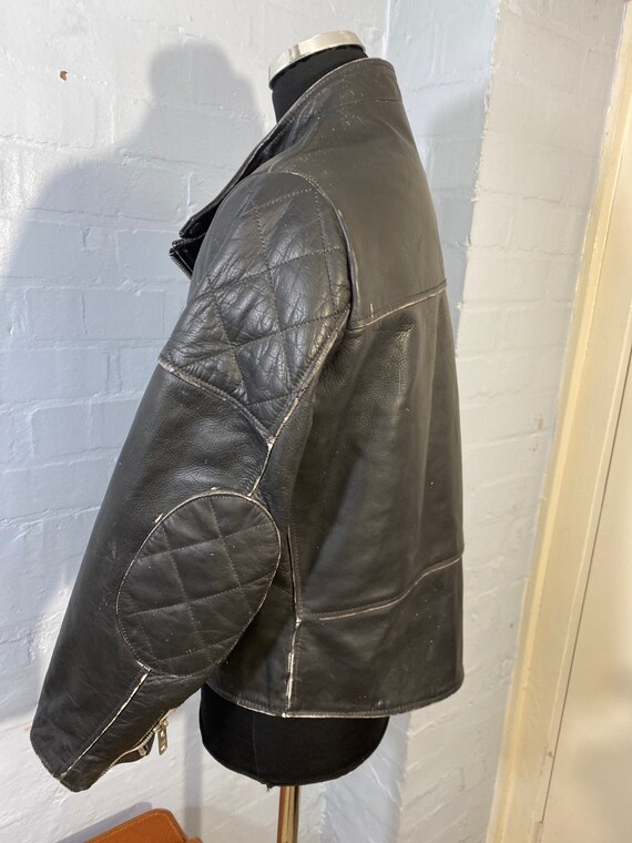 マ*ム様 vintage‼︎ Riders JKT. TT Leather Rare Vintage 70s TT Leathers Essex Distressed Leather