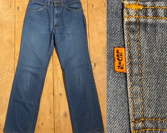 70s Orange Tab Levis - Etsy UK