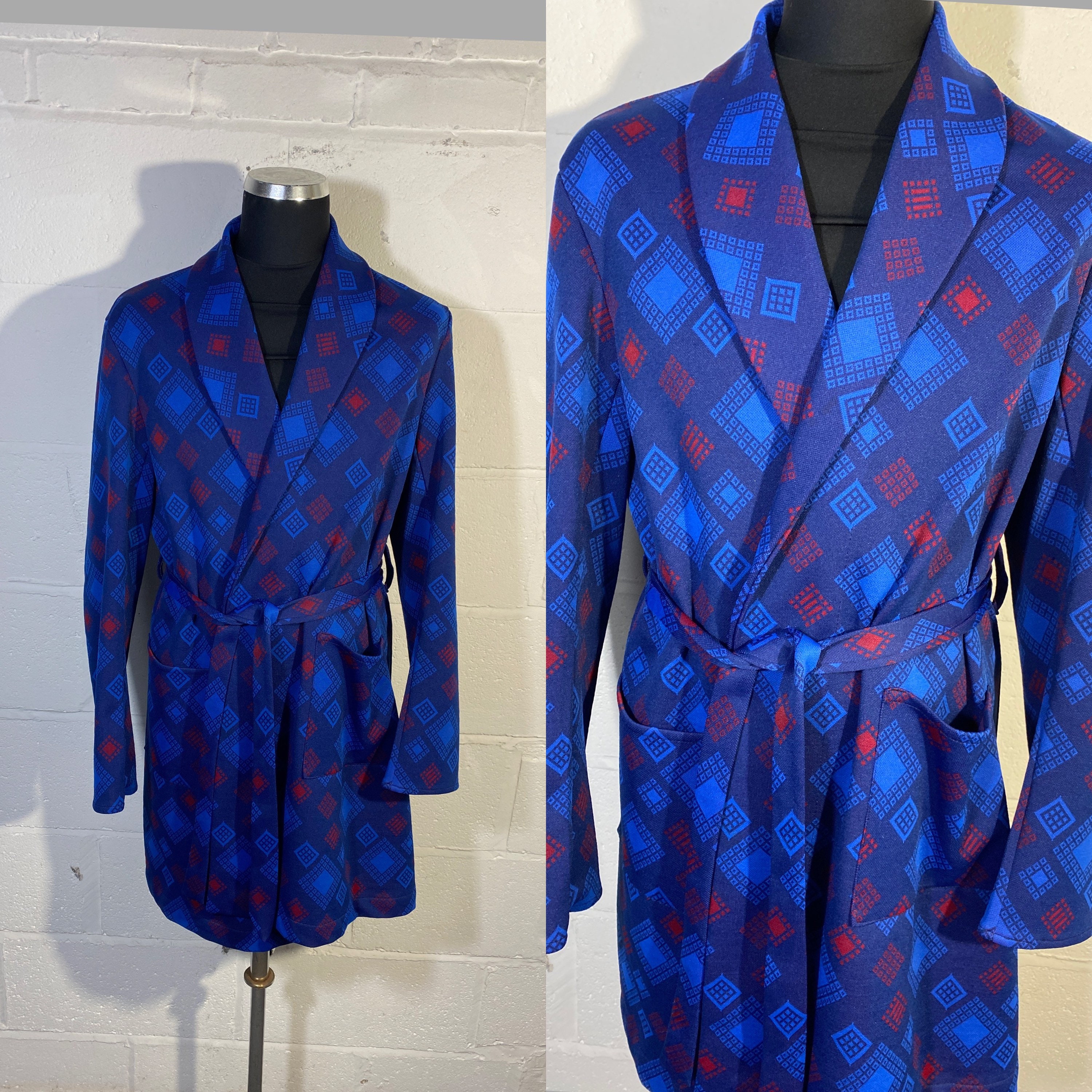 Image of Vtg 70S Gents Robe Crimplene For Men Mcgregor