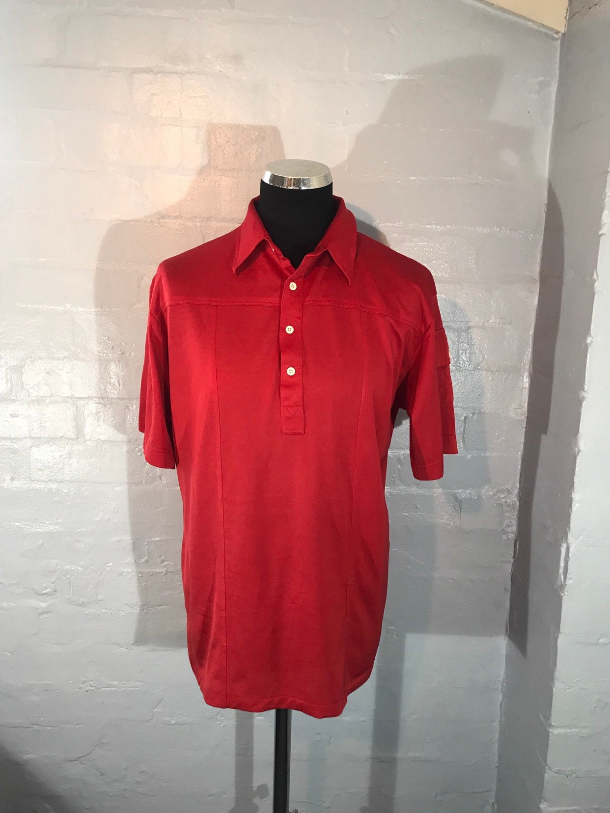 Image of Vtg 80S Polo Tee Us Sportswear "Featherlock"