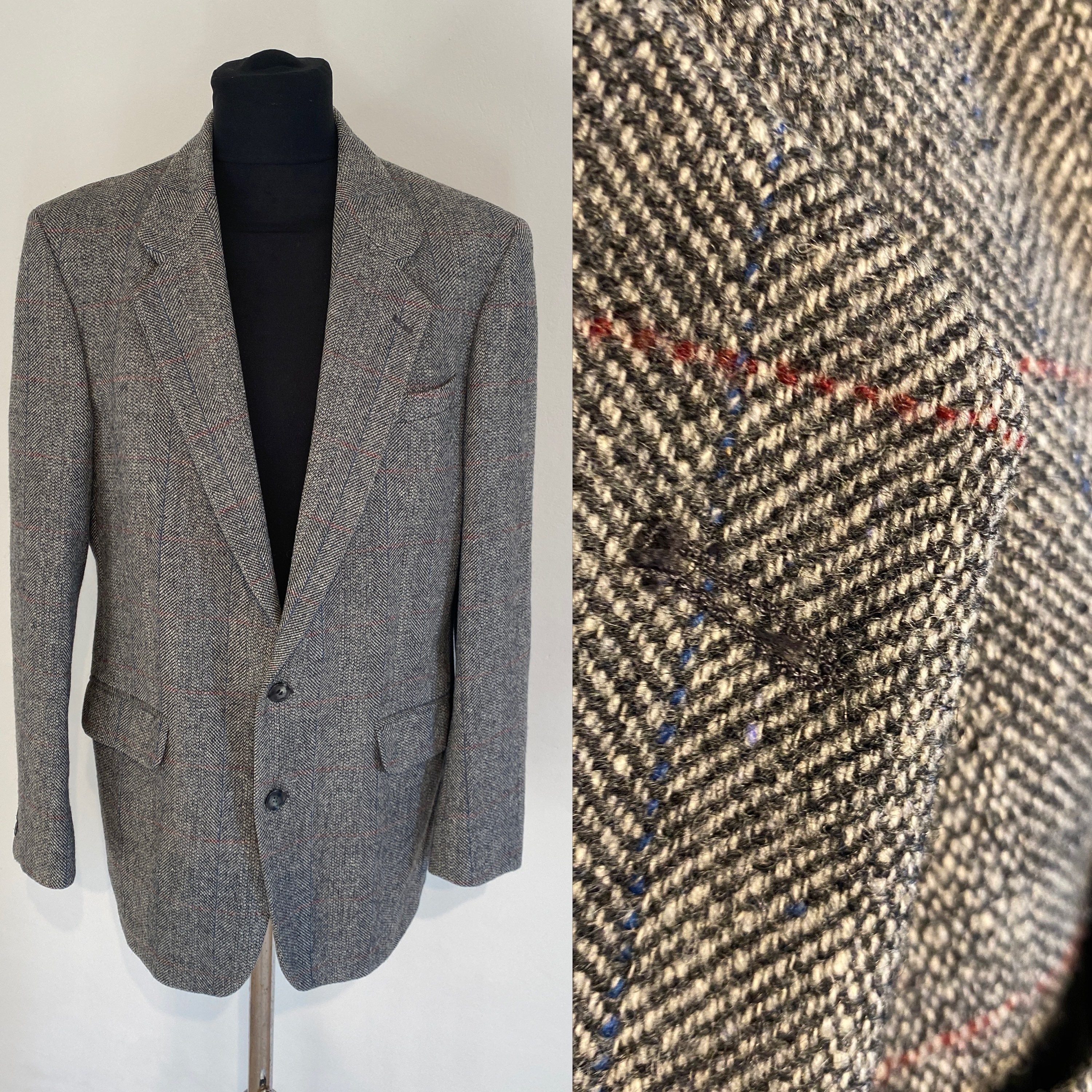 Image of Vtg 80S Gents Pure Wool Blazer Jkt St Michael Made in U.k