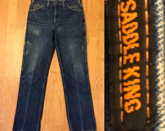 Vtg 70s denims "Saddle King" made in USA