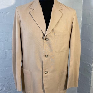 Vtg John Peck 50s Gents sports jkt lightweight clothing Un warn