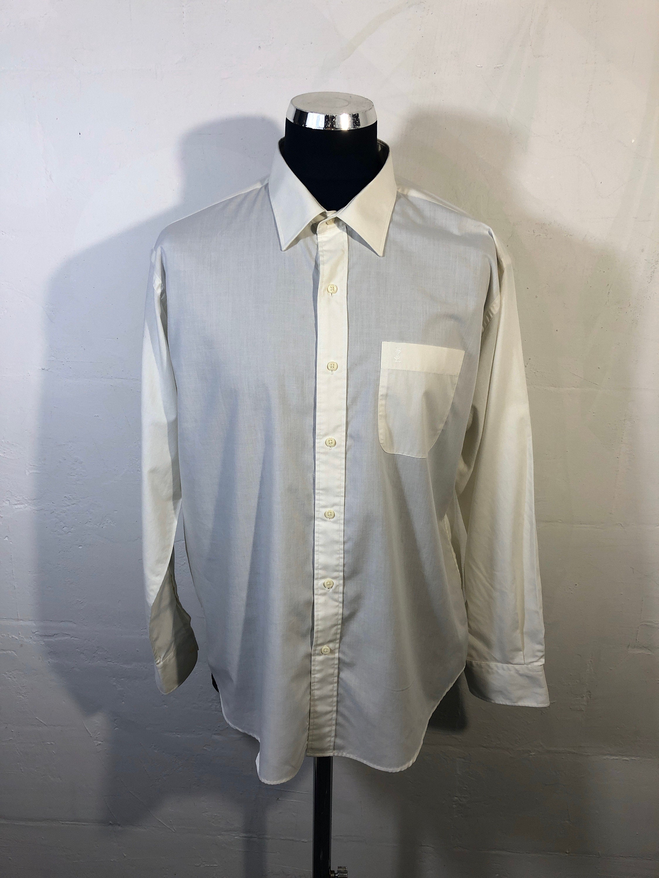 Image of Ives Saint Laurent Pour Homme White Shirt