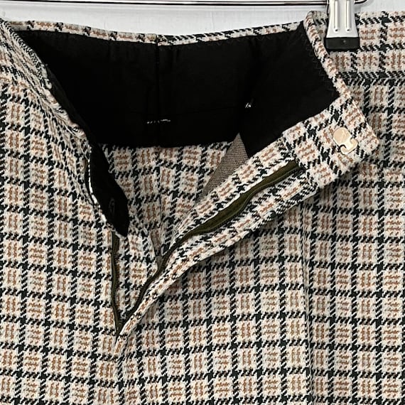 Vtg 70s 40”x 28” Check Flared Pants-american Sportswear