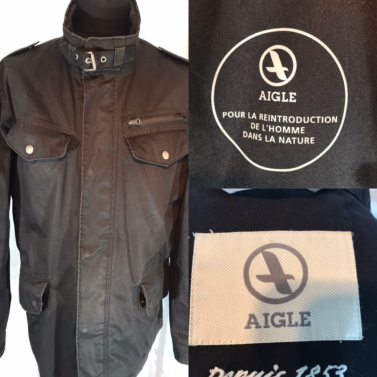 Image of Vtg Jkt Aigle - French Luxary Brand 1990S