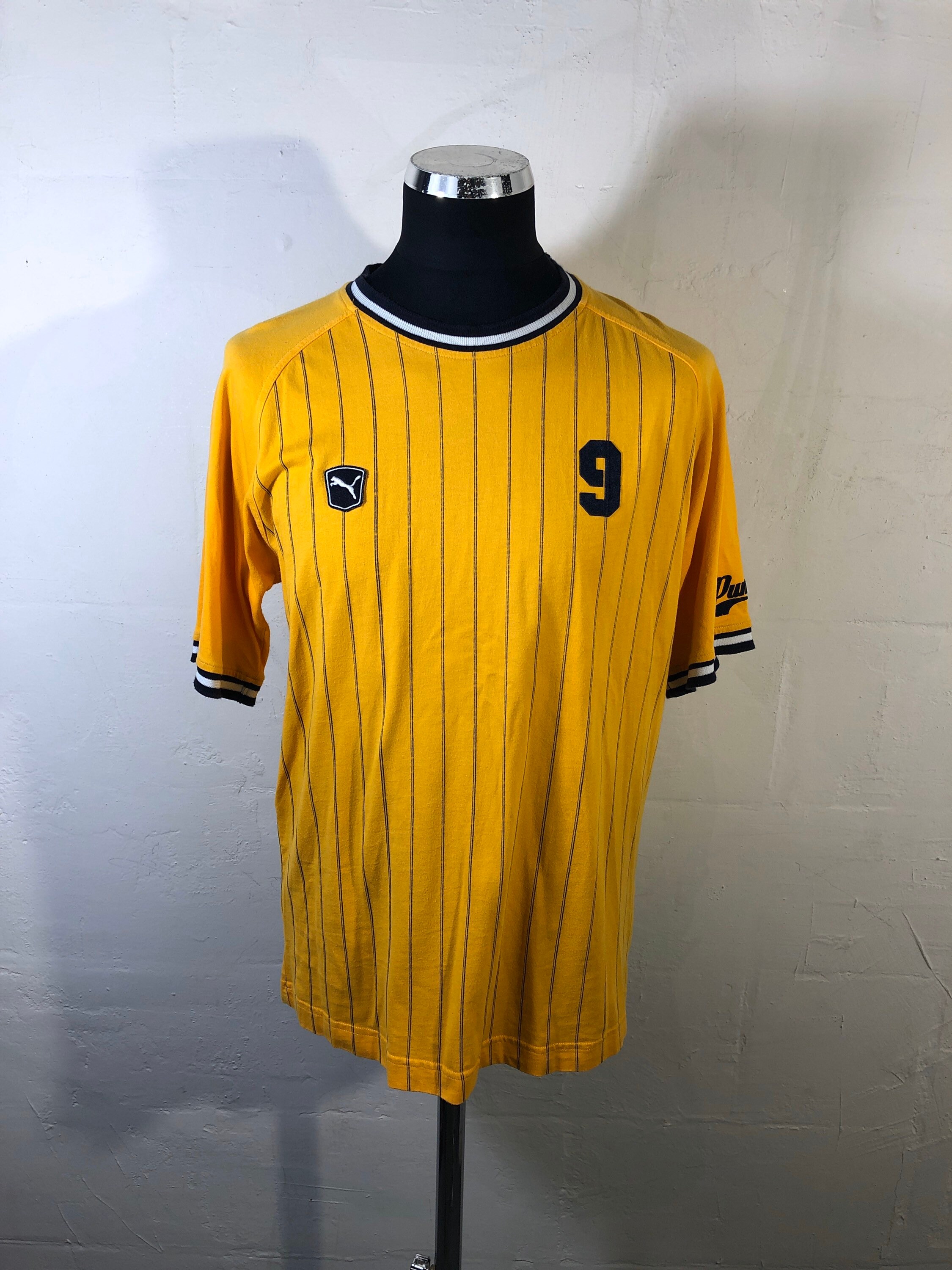 Image of Puma Vtg Tee Navy Flock No 9 & Puma Graphic