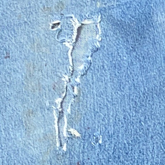 Vtg Levi 501s paint splats rip original 70s Levi’s - image 2