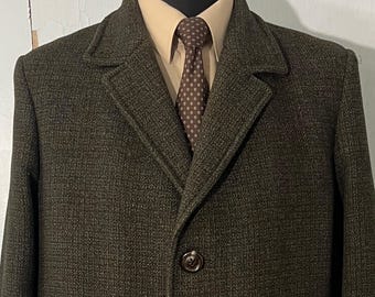 Vintage M 80s Burton Overcoat in Crombie Cloth – Aberdeen Scotland