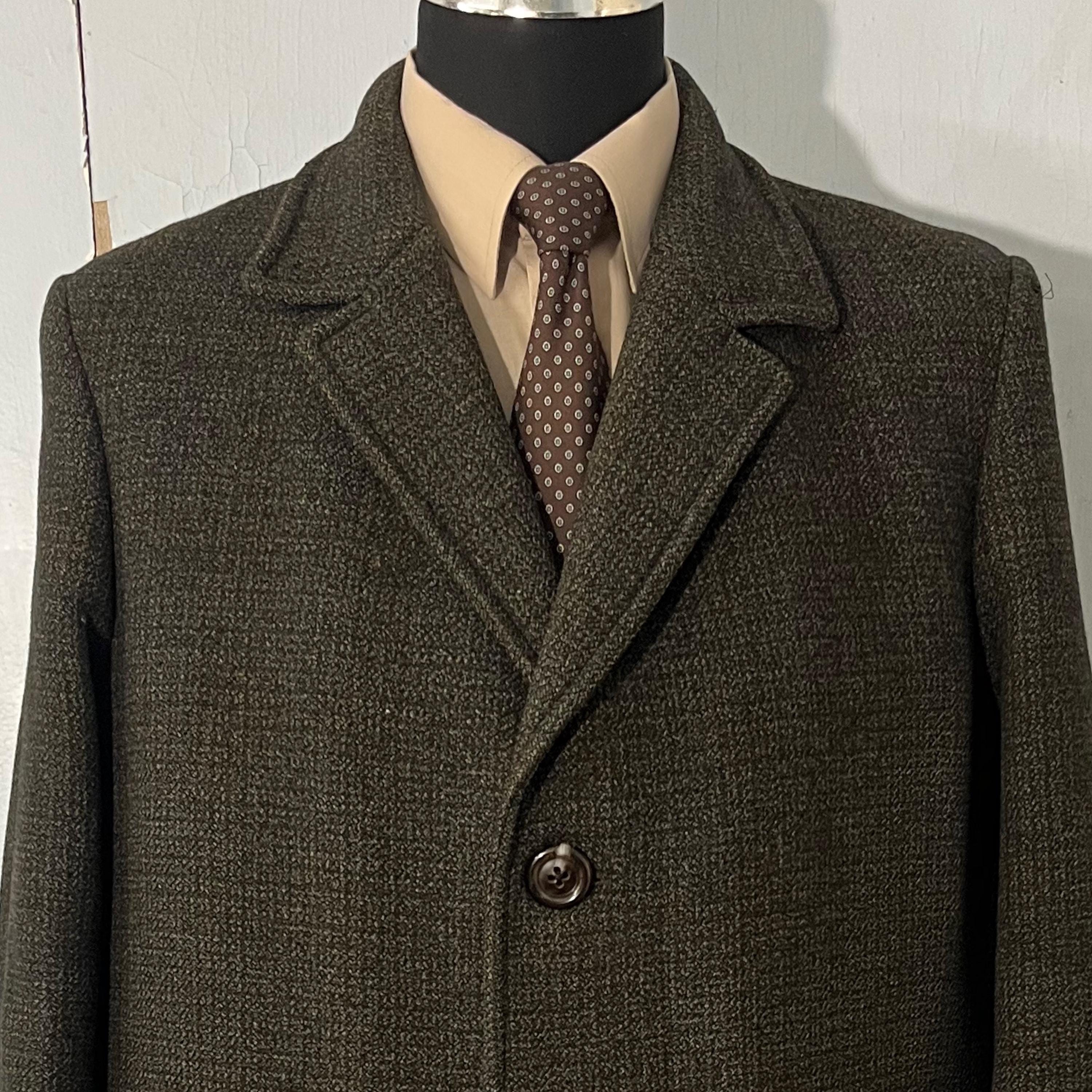 Vintage M 80s Burton Overcoat in Crombie Cloth – Aberdeen Scotland