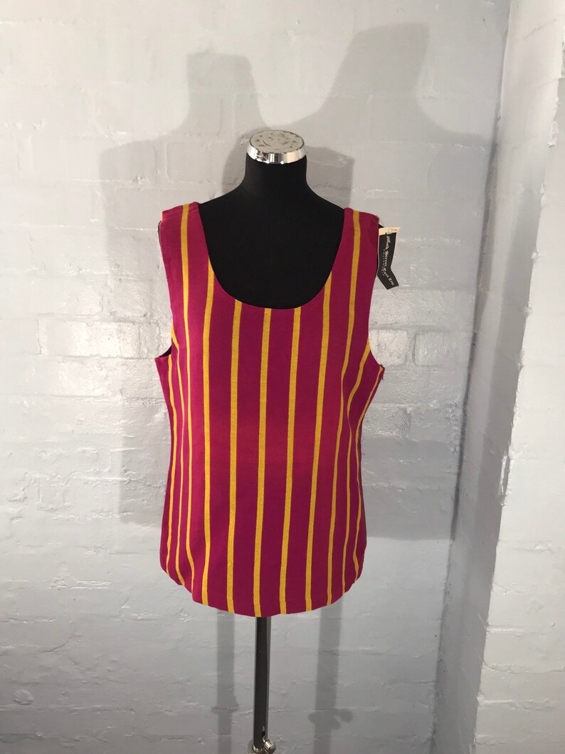 California shirt Tempo Vtg 70s ladies vest top
