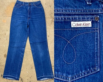 Vtg 80s Calvin Klein ladies jeans high rise made in USA
