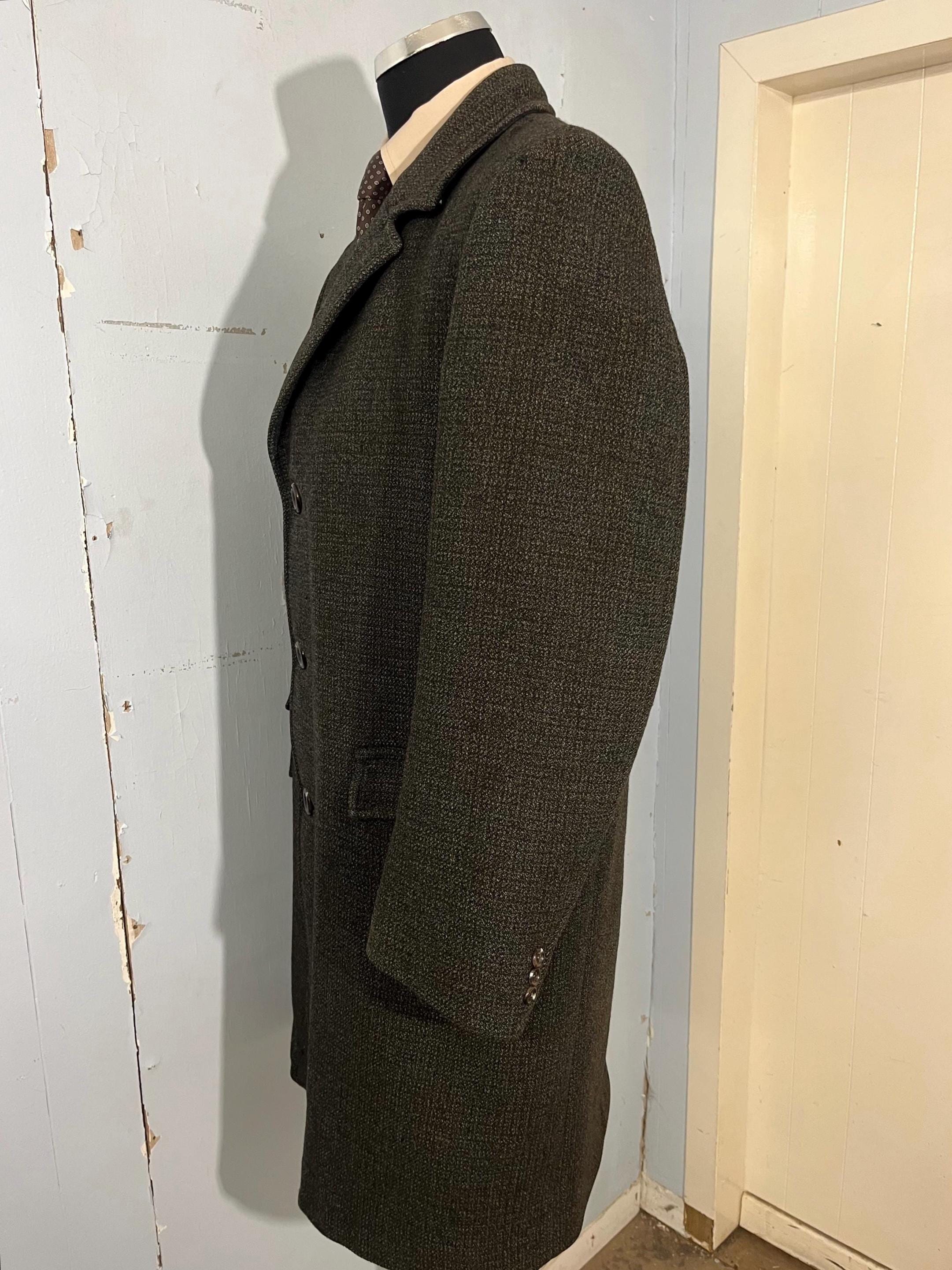 Vintage M 80s Burton Overcoat in Crombie Cloth – Aberdeen Scotland