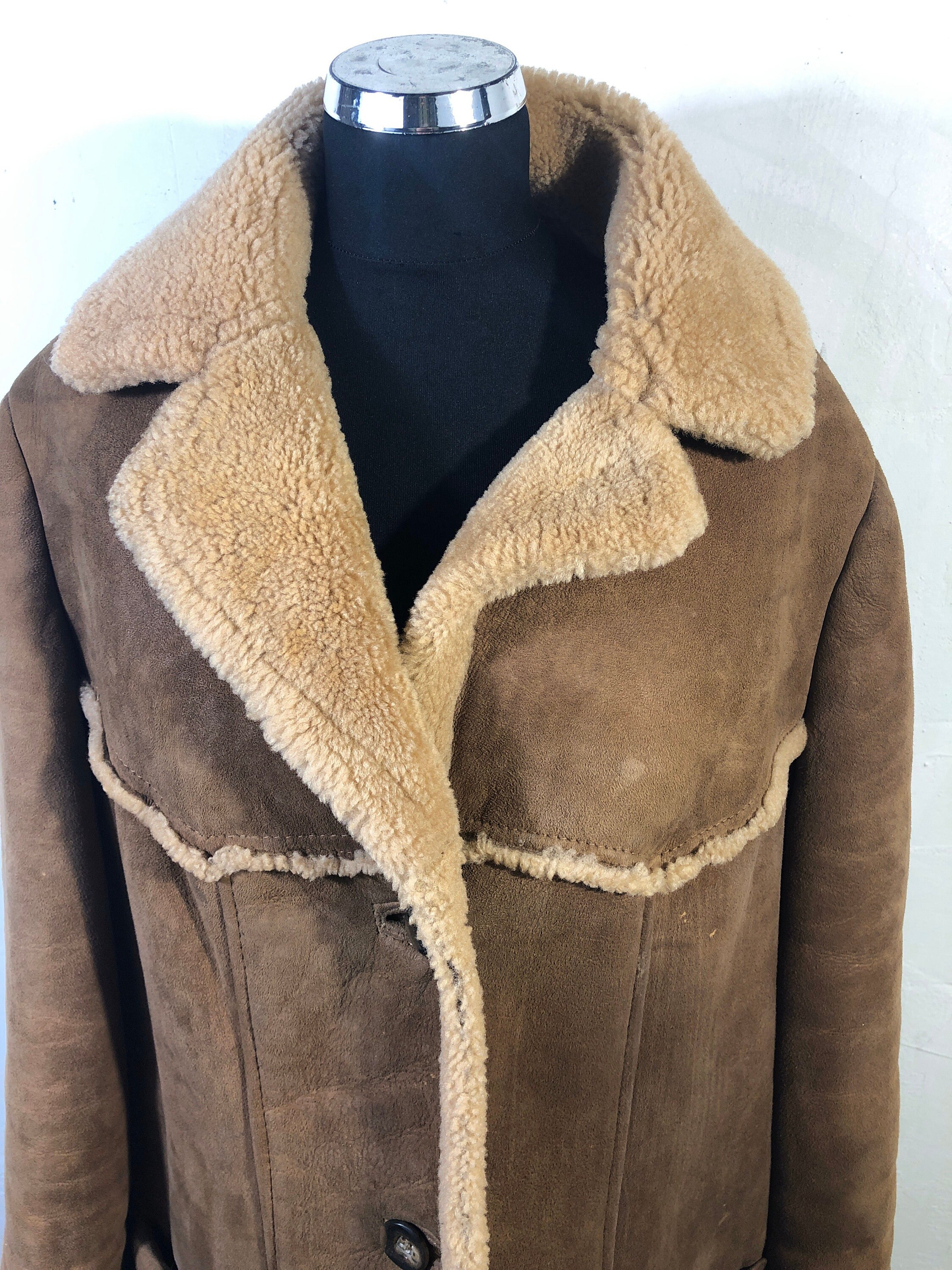 sheepskin winter jacket