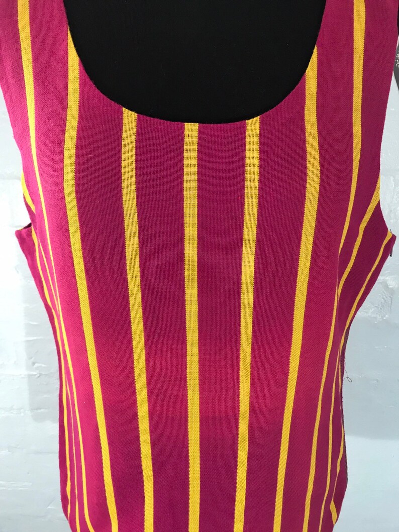 California shirt Tempo Vtg 70s ladies vest top