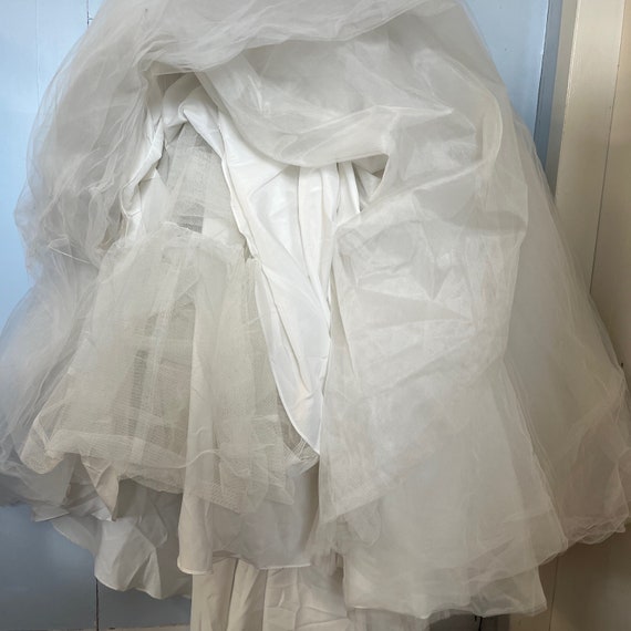 Outstanding Vtg Full Circle skirt - wedding- fash… - image 5