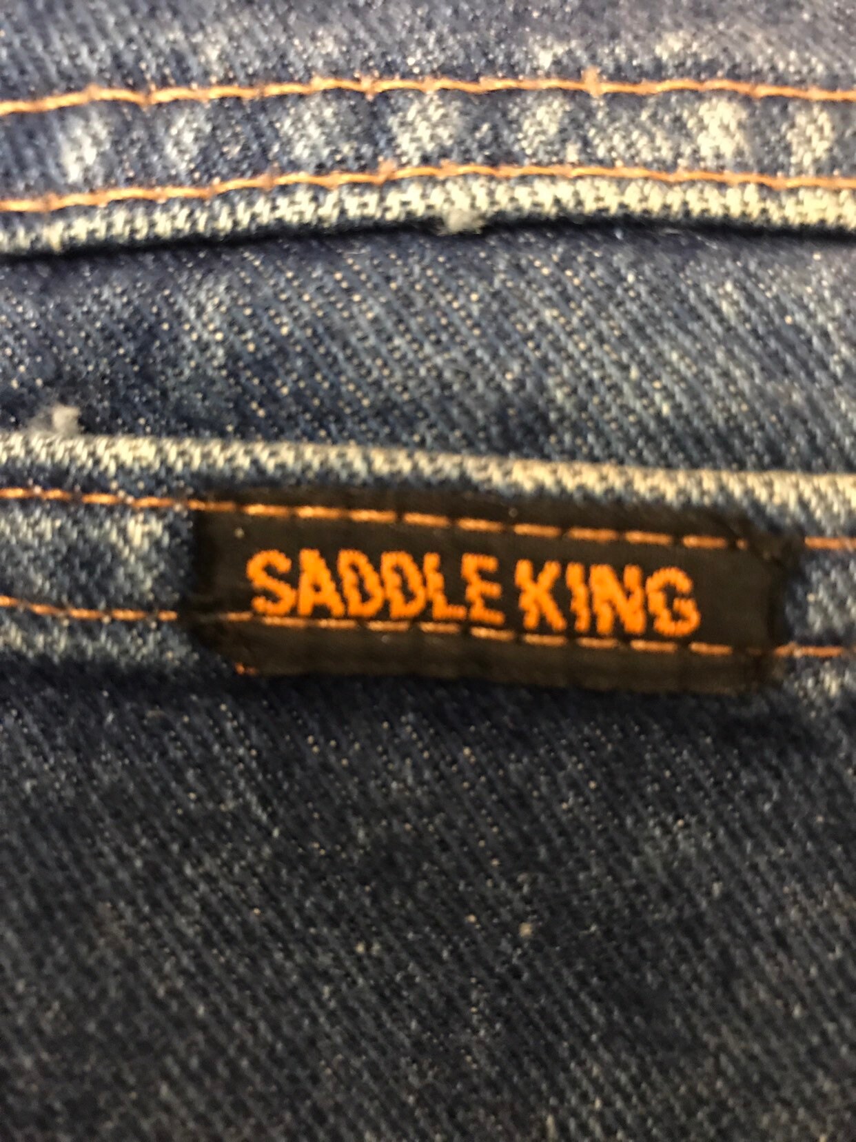 W33 L30 USA製 70s 80s SADDLE KING デニム パンツ 70s/80s Deadstock Saddle King Denim Jeans Size 16 (27x21) - Etsy