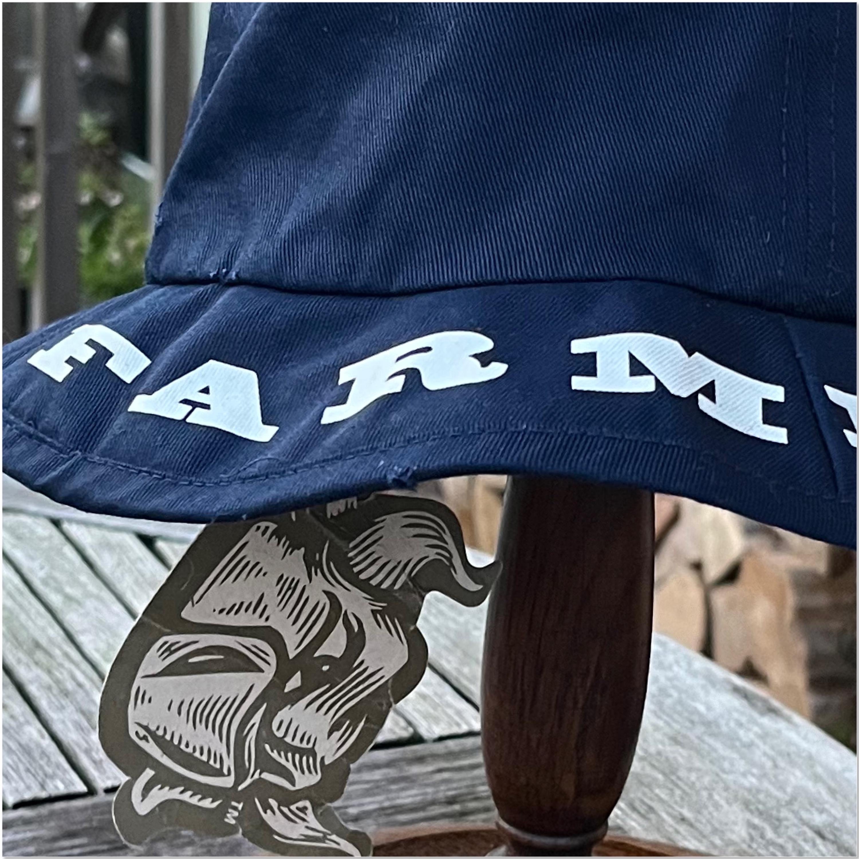 Vtg 90s Original Phat Farm Bucket Hat -classic American Flavour