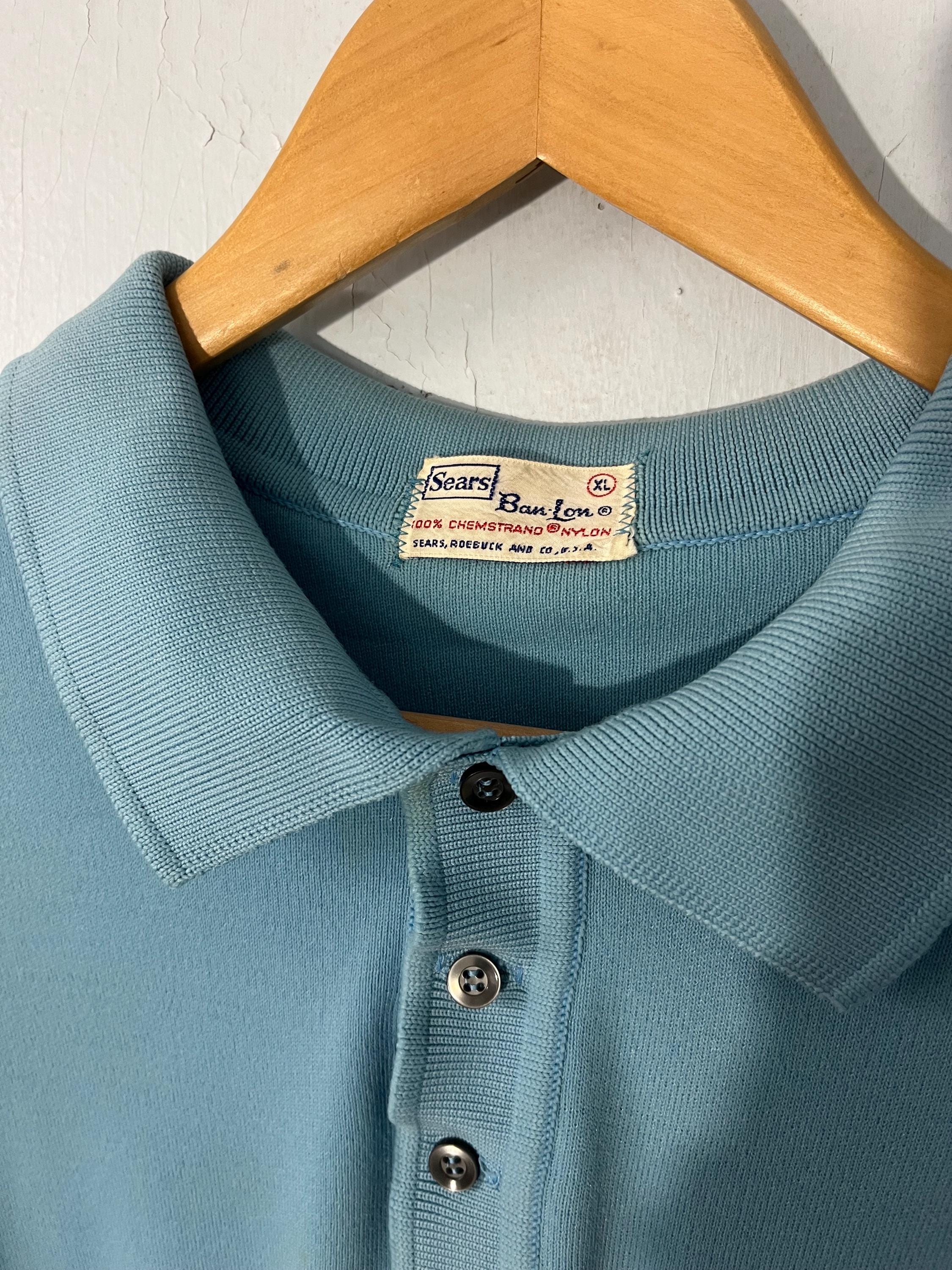 Vintage 60s/70s Sears Ban-lon Polo Shirt XL – Chemstrand Nylon 