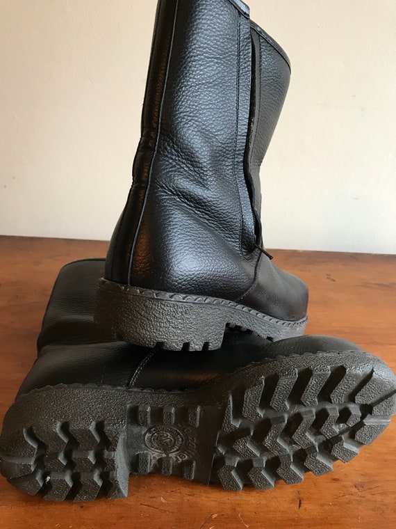 Boots leather Steel Toe Caps-Side Zips Heavy Duty