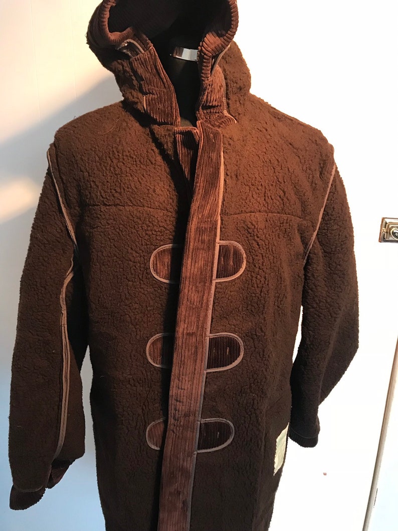Vtg Cord Duffle Gloverall of London Original Snowdon Duffle coat image 9