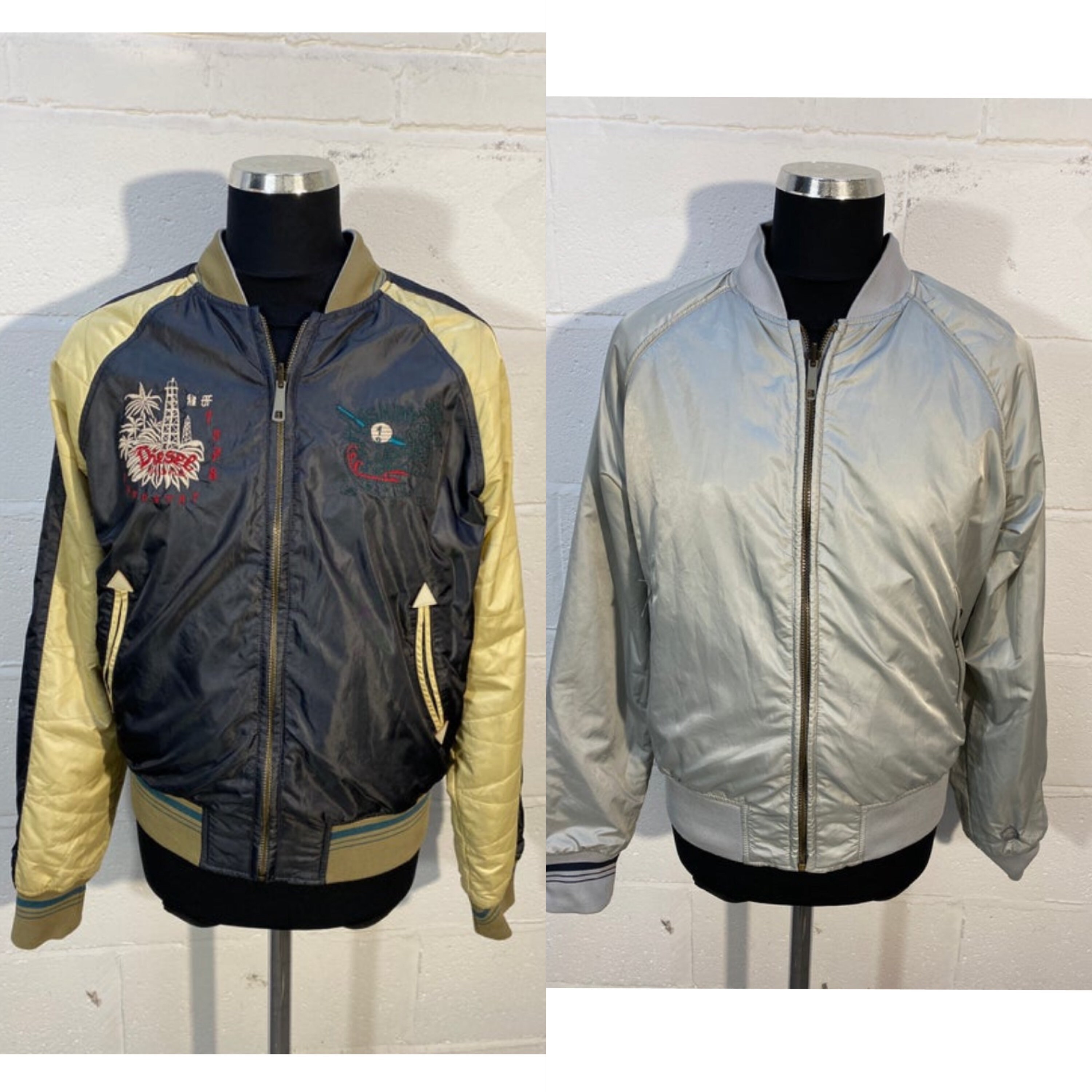 Image of Vtg 90S Diesel Tour Jkt "Reversable"