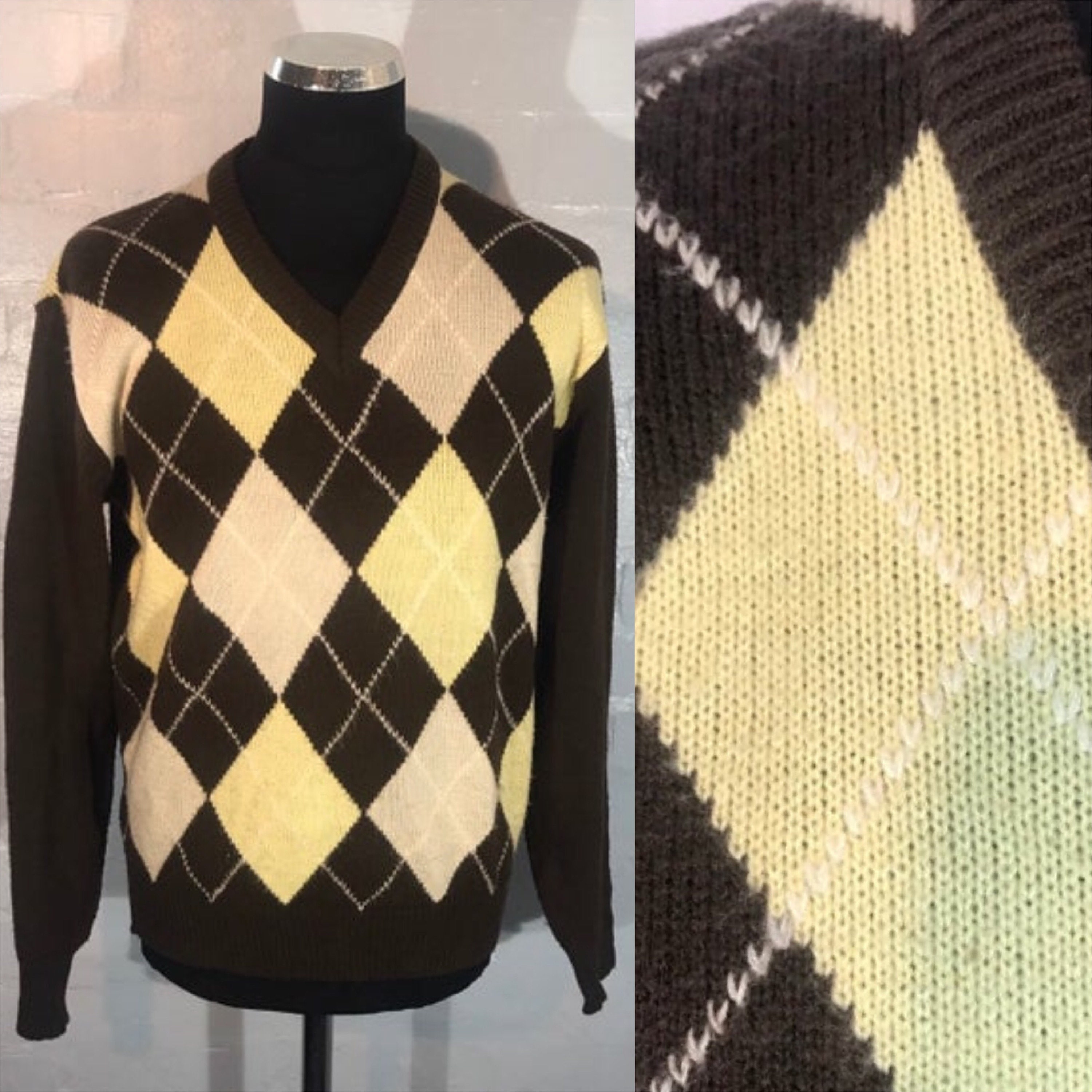 Image of Vtg 80S Knit Jumper "Bouvy " Paris & New York