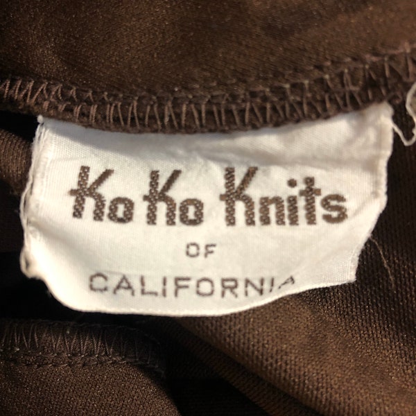 70s vtg crop - sleeveless top  Ko Ko Knits of California