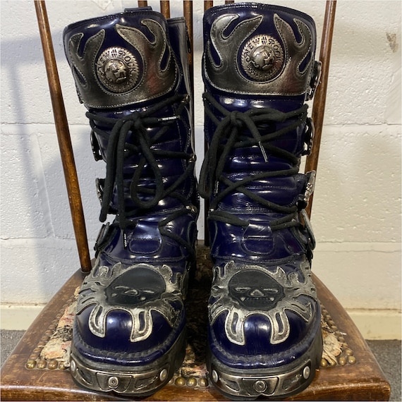 Vtg 90s New Rock Boots”Reactor” made in Spain